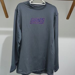 NY NEW YORK GIANTS Nike Dri - Fit Sz 3X shirt NFL Brand New long sleeve